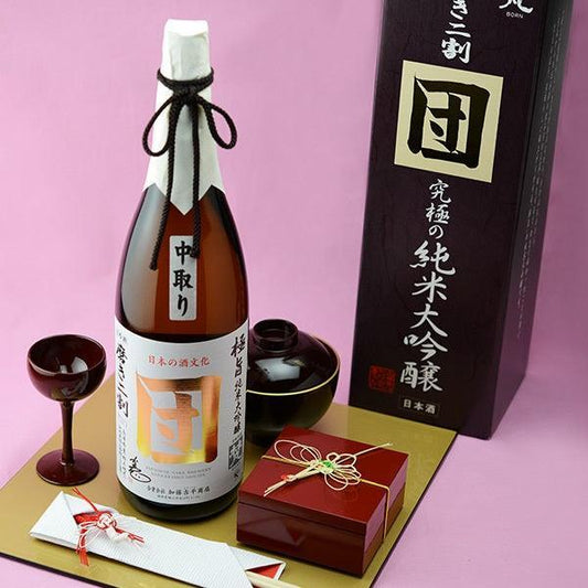 日本清酒 - 梵 中取 団 磨二割 究極の純米大吟醸 1800ml - Chillax.hk