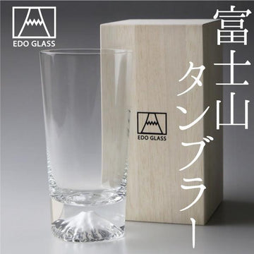 酒器 - 江戸 硝子 富士山 高球杯 - Chillax.hk