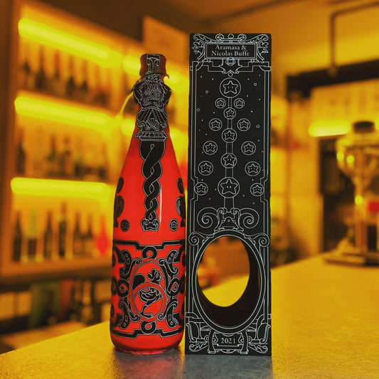 日本清酒 - 新政 No.6 2021 Nicholas Buffe x Xmas-Type Sparkling 生酒 (年度限定) 720ml - Chillax.hk